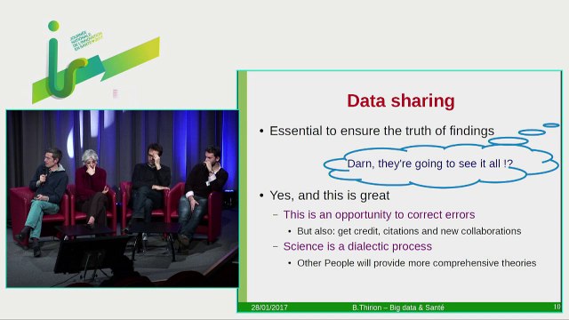 Conférence Big Data et santé - Journée nationale de l'innovation en santé 2017