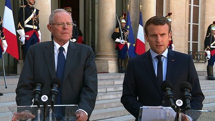 Déclaration conjointe avec M. Pedro Pablo KUCZYNSKI, Président de la République du Pérou