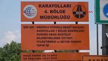 Düzce Bolu Dağı'nda Tem'in Ankara Yönü Ulaşıma Kapatıldı