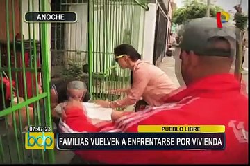 Pueblo Libre: familias vuelven a enfrentarse por vivienda