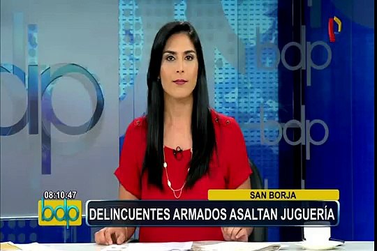 San Borja: delincuentes armados asaltan juguería y se llevan 5 mil soles