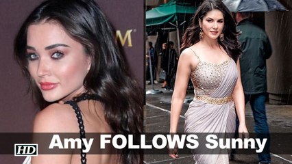 Amy Jackson FOLLOWS Sunny LEONE- Watch HOW