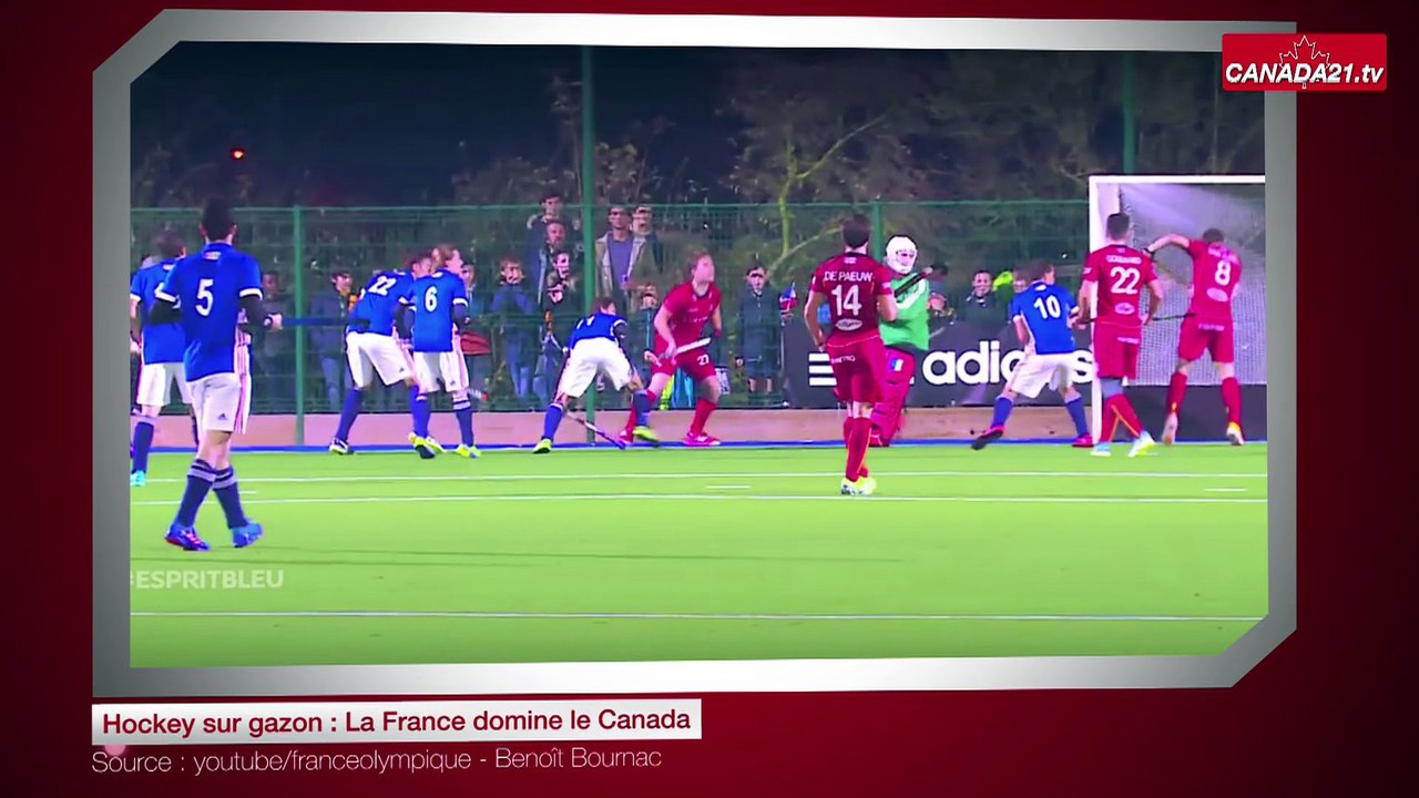 Hockey sur gazon : La France domine le Canada