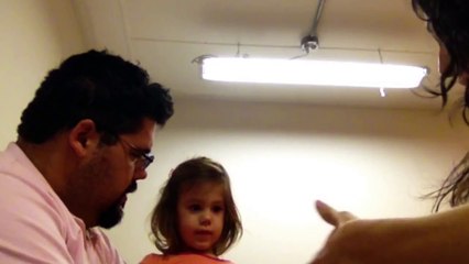 Little Girl Watches Scary Movie For The First Time