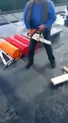 T'es sur que ça marche comme ça une tronçonneuse ????