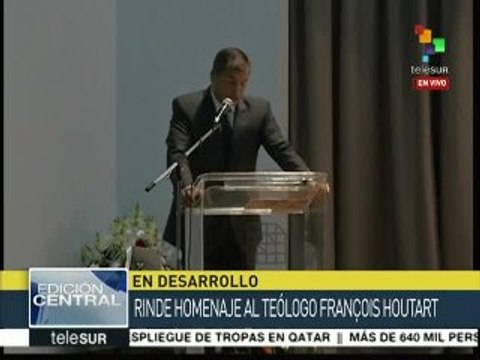 Ecuador: homenaje póstumo al sociólogo belga François Houtart