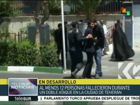 teleSUR noticias: doble ataque en la ciudad de Teherán