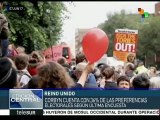 Mov. sociales opinan que Corbyn frenaría políticas neoliberales en RU