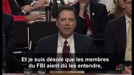 Comey dénonce les "mensonges" de la Maison-Blanche: les moments forts de son audition au Sénat