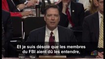 Comey dénonce les 