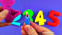 Learn to Count with Play-Doh Surprise Eggs! Disney Frozen Shopkins Sofia the First Batman FluffyJet,Hd Tv 2017