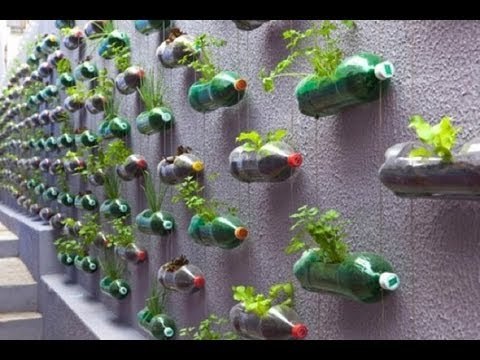 Increíbles macetas hechas de PET // Inventos utiles