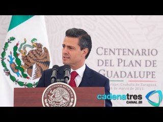Peña Nieto advierte que sólo la unidad vencerá a la delincuencia