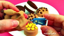 Play-Doh Oreo, Choc Chip & Rainbow Cookie Surprise Eggs Spiderman Mickey Mouse Barbie Toys FluffyJet,Hd Tv 2017