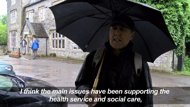 British voters in Cumbria cast their ballots in UK election