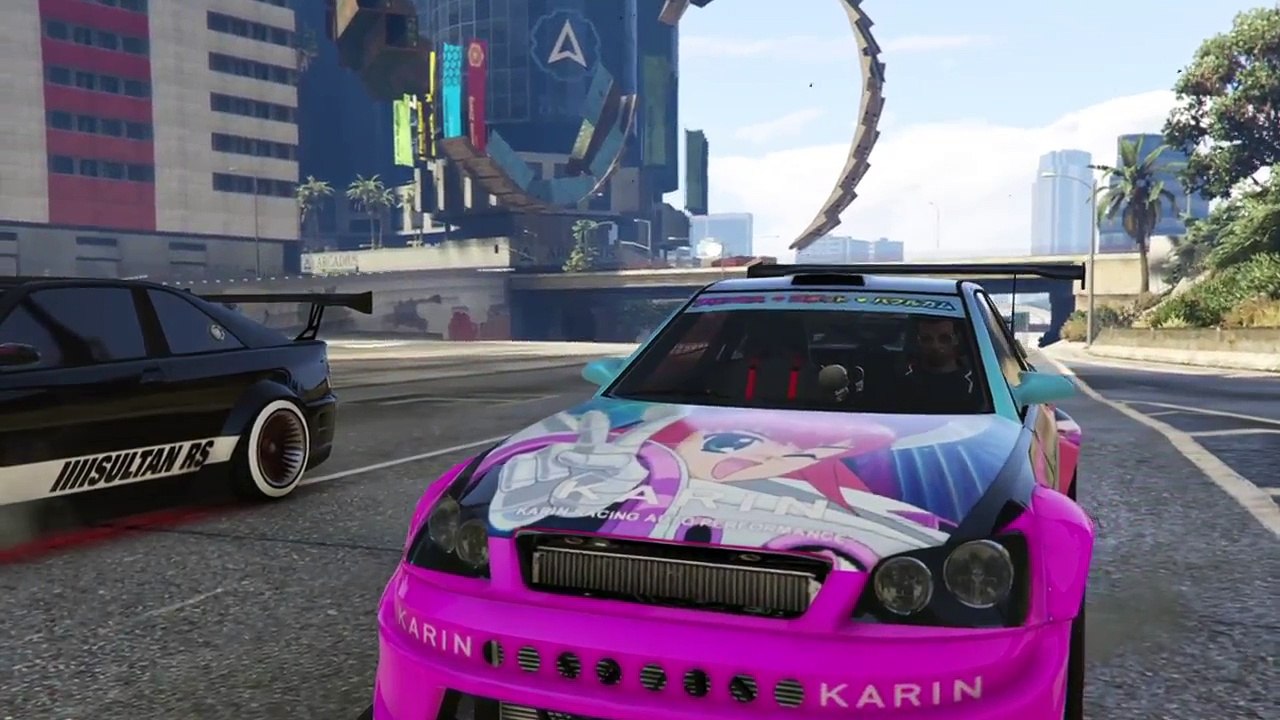 Freaking Hard Wall Ride (Funny GTA 5 Moments)