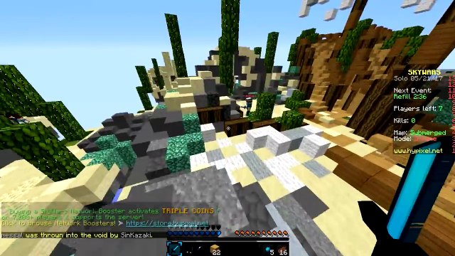 КРАСИВЫЙ СИНИЙ РЕСУРСПАК ДЛЯ ПВП SKYWARS HYPIXEL MINECRAFT