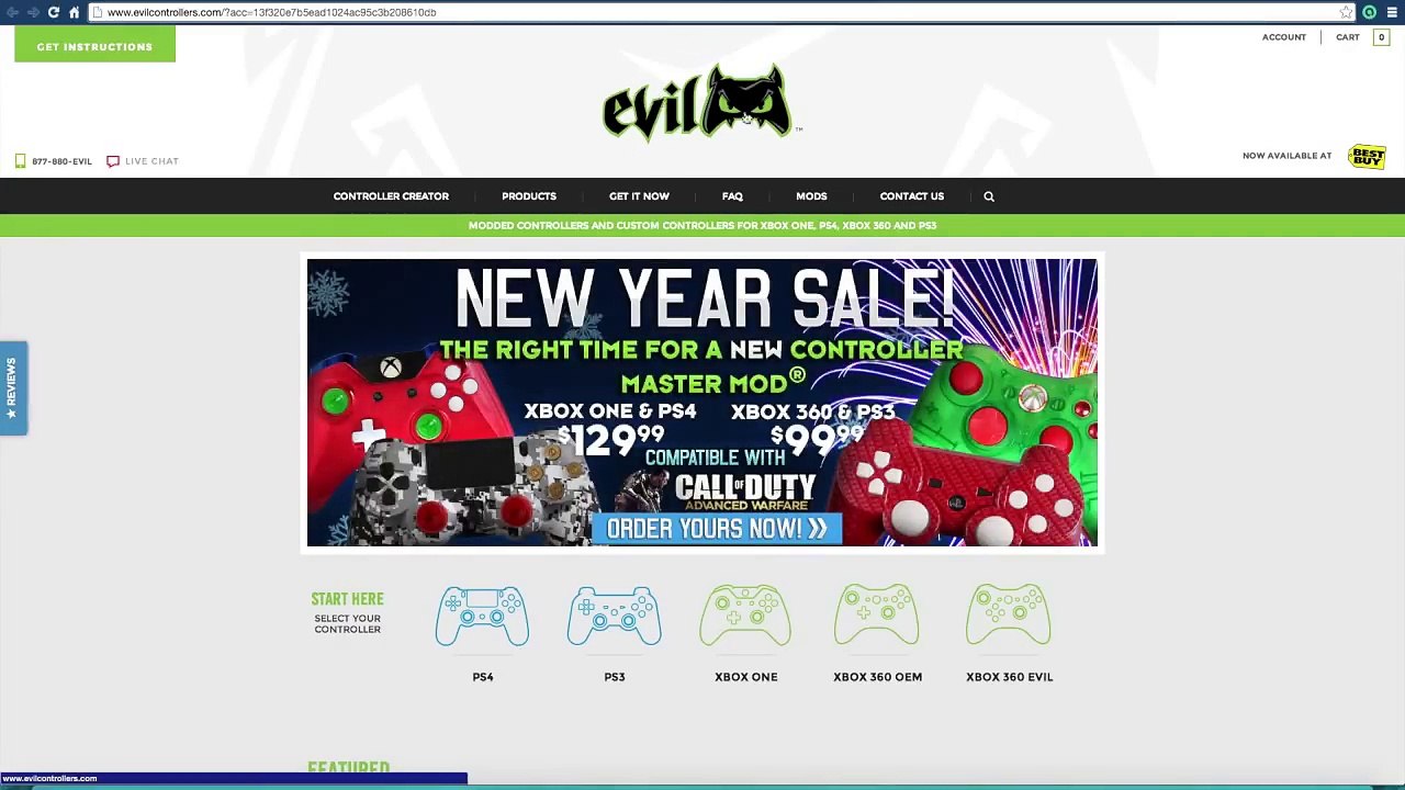 Evil Controllers: Custom & Modded Controllers | Link Below!