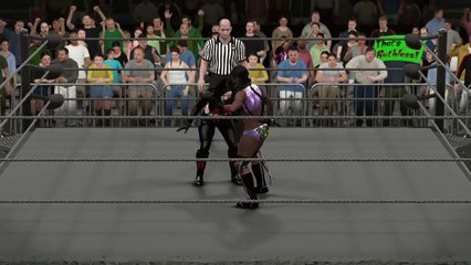WWE 2K17 the baroness v jacqueline