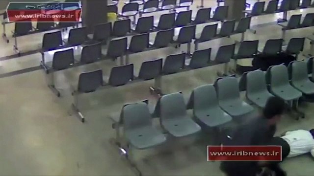 CCTV shows people fleeing from Islamic State gunmen in Iran