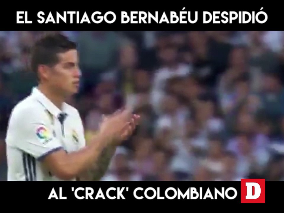 La despedida de James