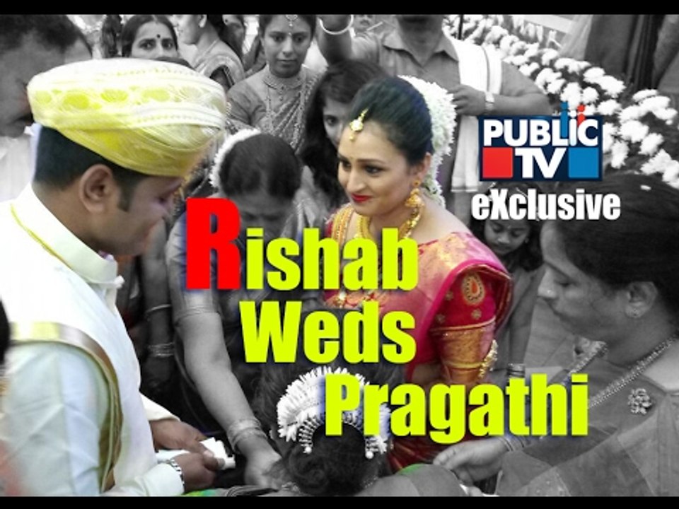 Rishab Shetty Weds Pragathi Marriage Exclusive Video