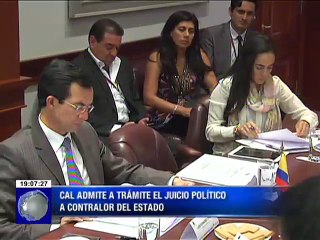 Download Video: CAL admitió a trámite el juicio político al Contralor Carlos Pólit