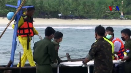 Düşen Myanmar Uçağının Enkazına Ulaşıldı