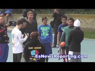 manny pacquiao speed increasing for floyd mayweather fight - EsNews