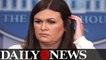 Sarah Huckabee Sanders Jokes About Taping In White House