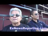 mayweather vs pacquiao coach ben who worked with manny in past EsNews