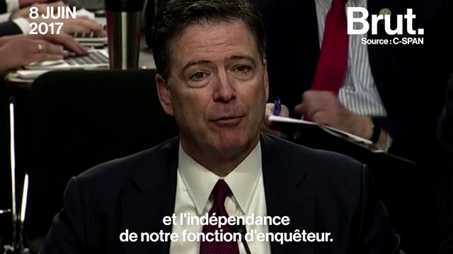 L'ancien patron du FBI James Comey à propos de Donald Trump