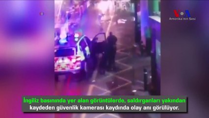 Londra'daki Saldırı Anı Kamerada