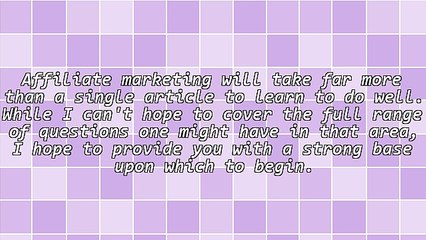 Absolute Beginner's Guide to Affiliate Marketing
