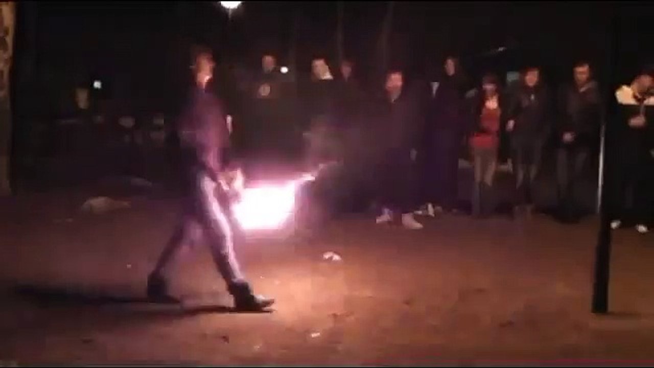 Ateşli Gösteride Korkunç Kaza