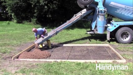 How to Pour a Concrete Slab