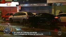 Carro é atingido por 50 tiros em frente a estação de trem