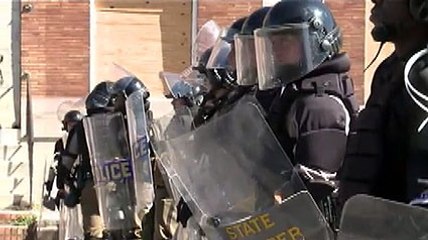 La Guardia Nacional toma las calles de Baltimore