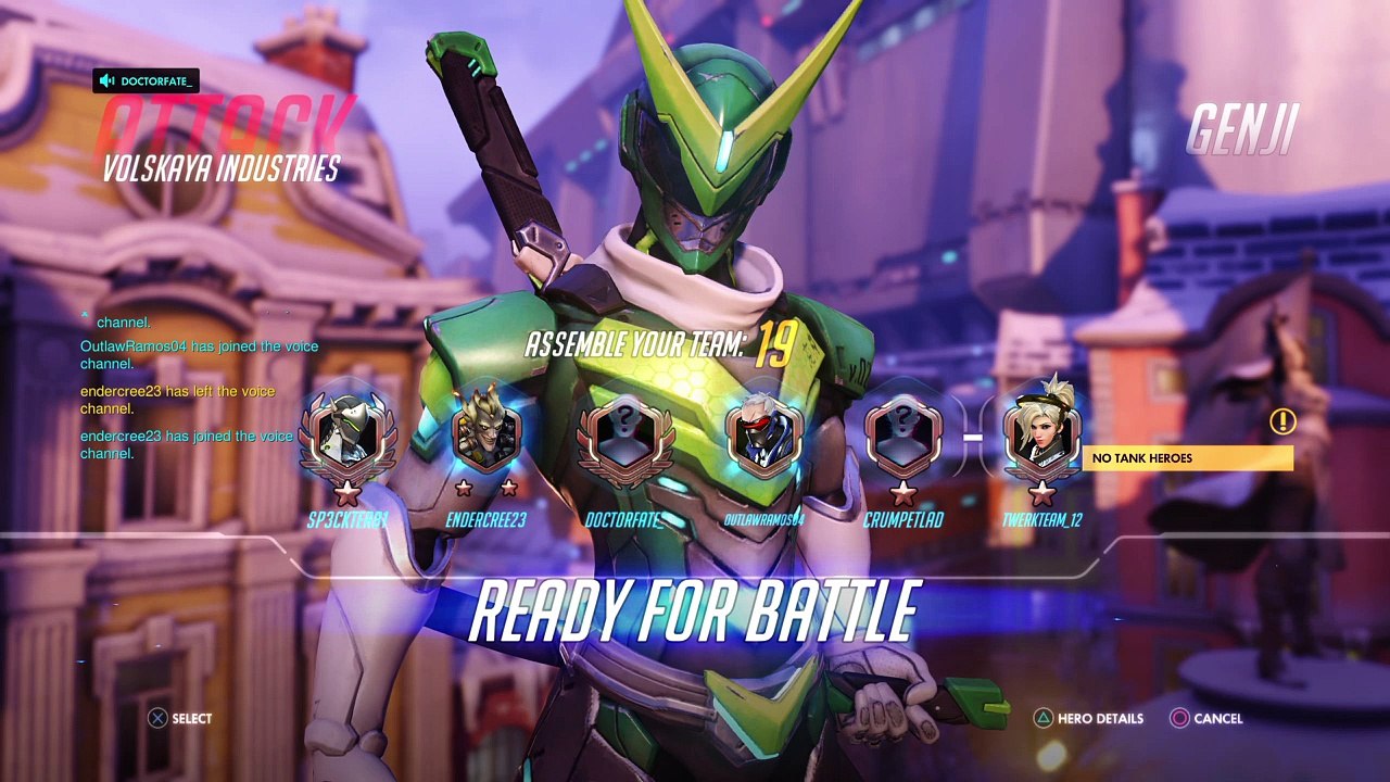Placement match on genji