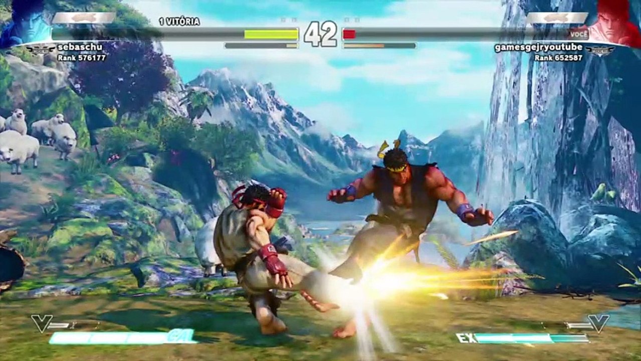 gamesgejr Street fighter 5 partida de rank (402)