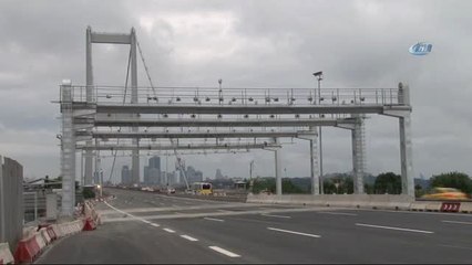 15 Temmuz Şehitler Köprüsü'nde Serbest Geçiş Başladı