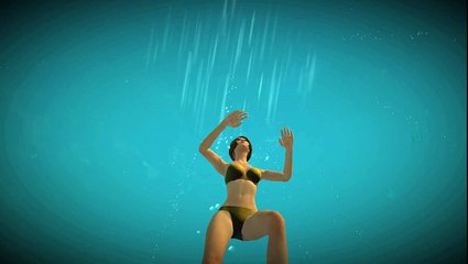 Guild Wars 2 (Sexy Bikini Girl) look up, swim down and Stay Underwater