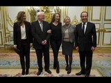 Florence Cassez se reúne con el presidente de Francia Francois Hollande