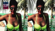 Mandira Bedi sizzles in bikini saree in Maldives