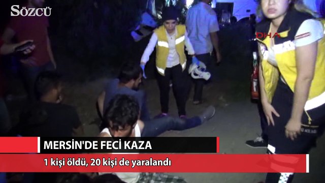 Yolcu otobüsü ile kamyon çarpıştı