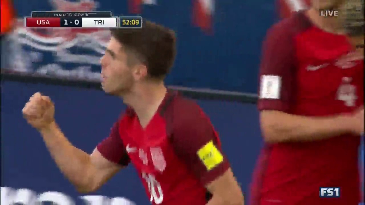 Christian Pulisic Goal HD - USA 1 - 0 Trinidad & Tobago - 08.06.2017 (Full Replay)