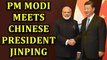 PM modi meets China's President Jinping during SCO summit | Oneindia News