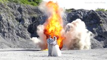 Ảnh cưới bá đạo mang phong cách cháy nổ của cặp đôi Nhật Bản