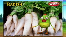 Radish | 3D animated nursery rhymes for kids with lyrics  | popular Vegetables rhyme for kids | Radish song  | Vegetables songs | Funny rhymes for kids | cartoon  | 3D animation | Top rhymes of Vegetables for children
