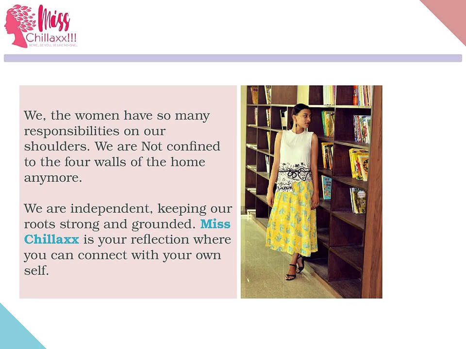 Miss Chillaxx - One-stop Destination for Lifestyle, Beauty and Fashion Blogs for Women